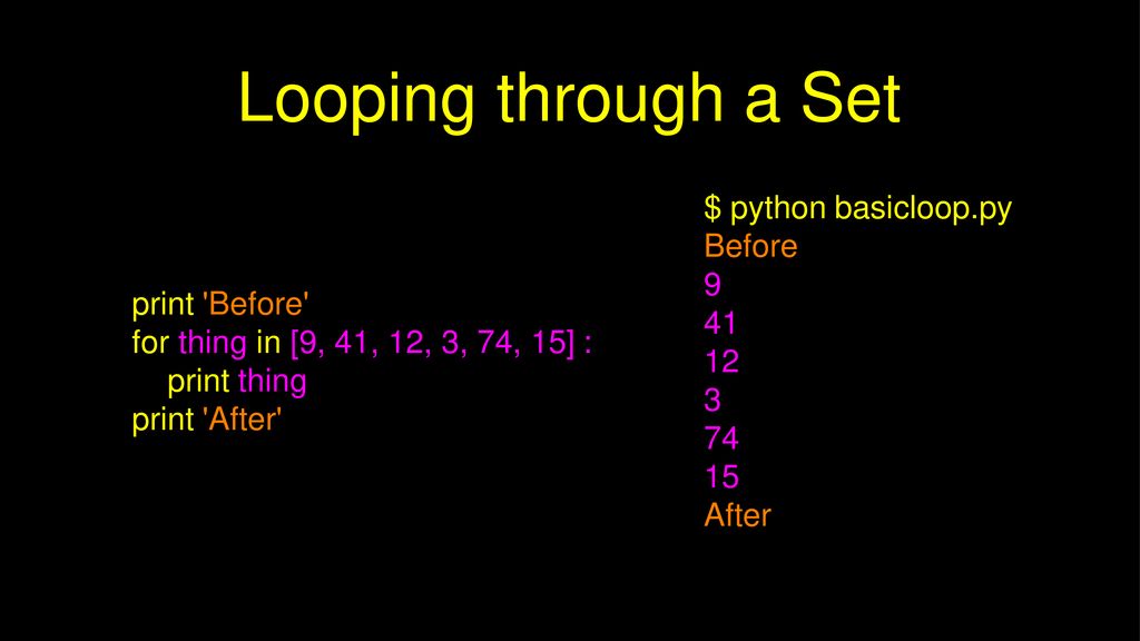 Python - Loops and Iteration - ppt download